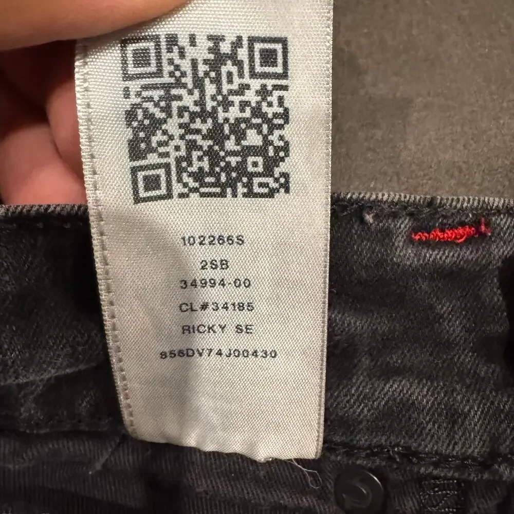 True Religion x Manchester United Ricky SE Jeans Black W29 Official Collab